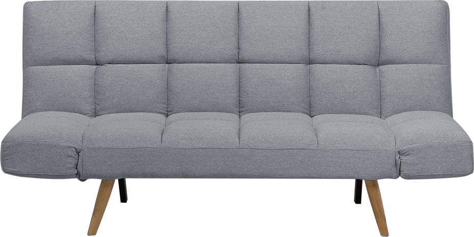 Beliani Sofa rozkładana jasnoszara INGARO
