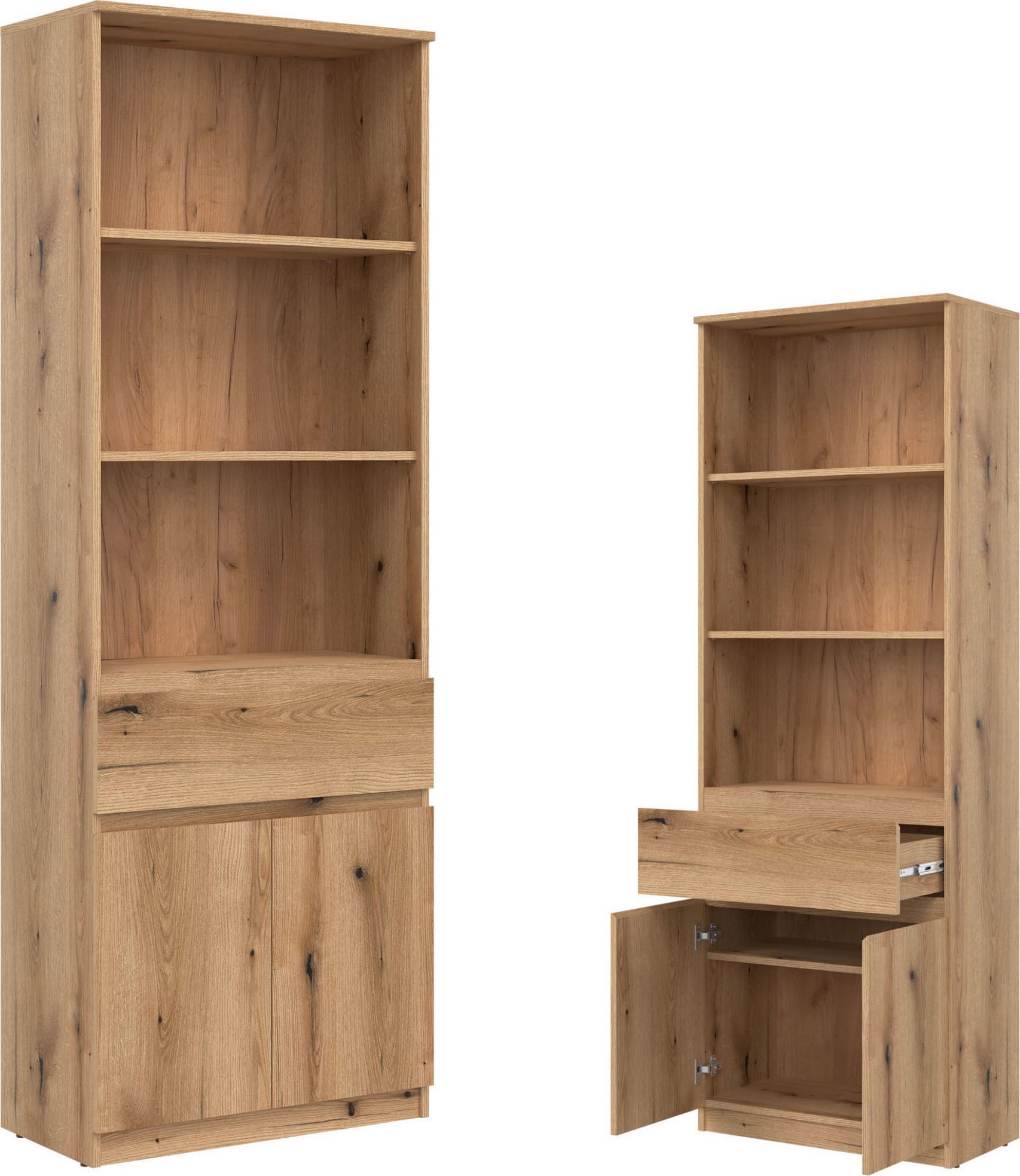 BogFran Szafka szeroka Regał Słupek dąb Evoke REMI RM09