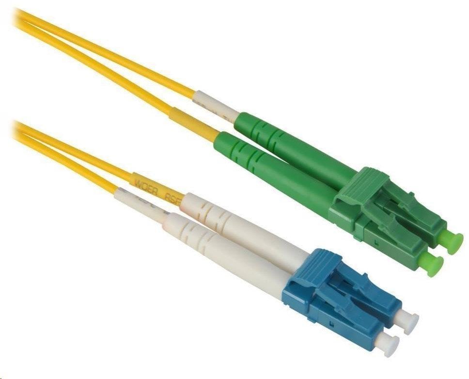 XtendLan duplexní patch kabel SM 9/125, OS2, LC(UPC)-LC(APC), LS0H, 1m