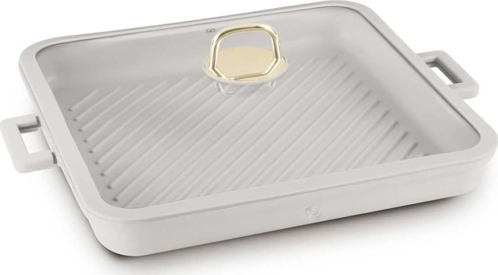 PATELNIA TYTANOWA Z POKRYWĄ 34x34cm BERLINGER HAUS BH-7790 SAHARA