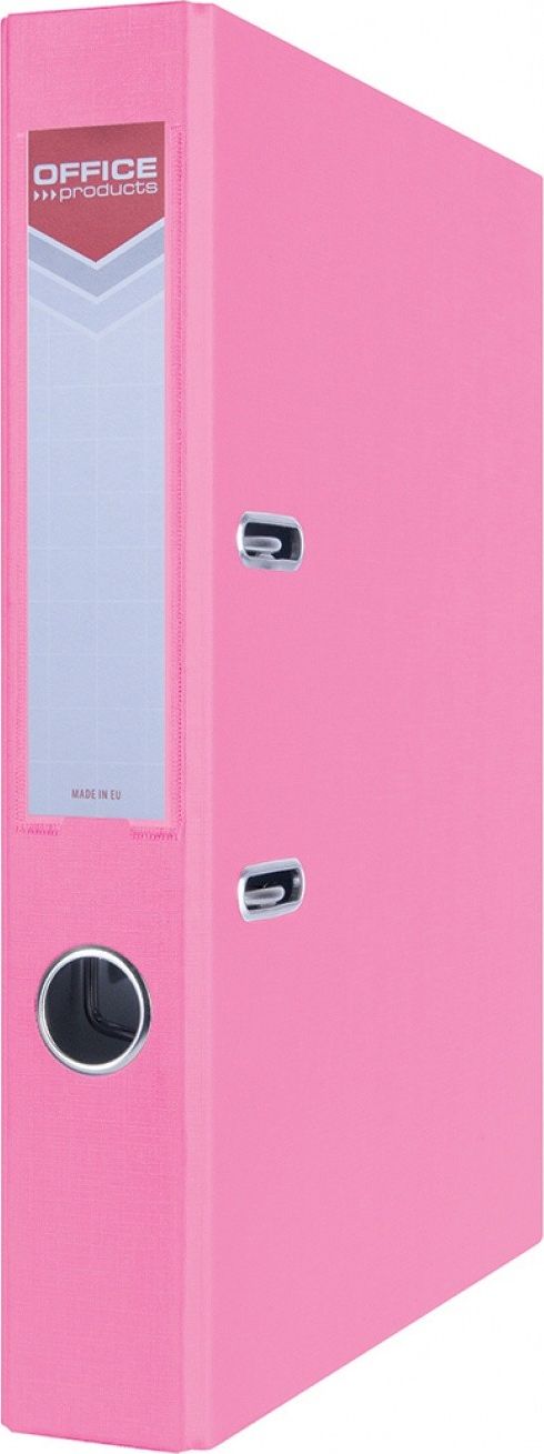 Segregator Office Products Officer 2-ringowy A4 55mm różowy (21011111-13)