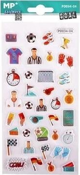 Naklejki 3D piłka nożna