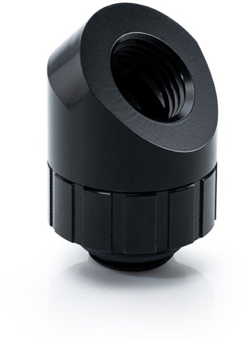 BitsPower Artemis 45 Grad Fitting - obrotowy, matowy czarny