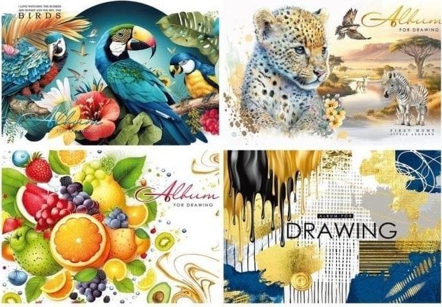 Blok rysunkowy A4/30K 100g/m2 FRESH