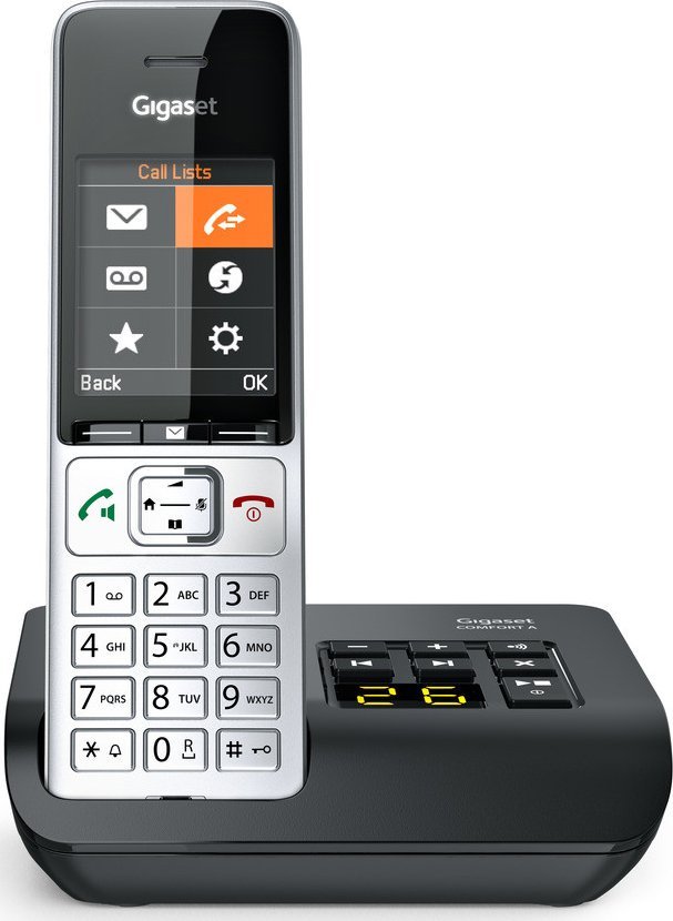Telefon stacjonarny Gigaset Gigaset COMFORT 500A, analogue telephone (silver/black)