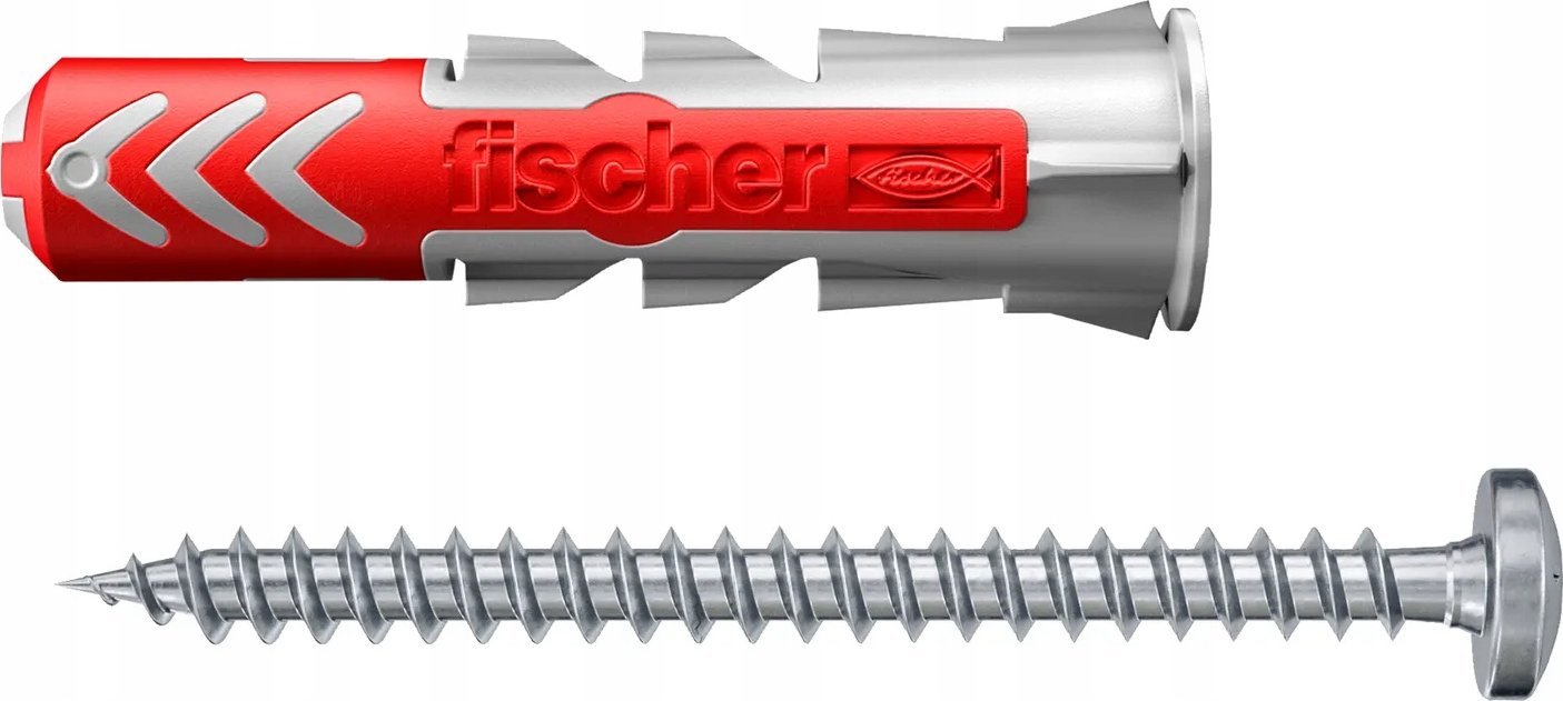 Fischer fischer dowel DUOPOWER 6x30 S PH TX (light grey/red, 200 pieces, with screw)
