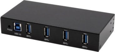 Exsys EXSYS EX-11234HMS 4-portowy HUB USB 3.2 Gen 1 Din-Rail Kit en Wand VIA VL811+ Chipset