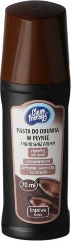 Ravi Pasta do obuwia w płynie brązowa 70 ml nabłyszczająca wodoodporna