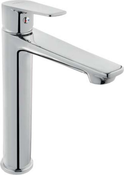 Bateria umywalkowa Invena Dokos stojąca chrom (BU-19-W01)