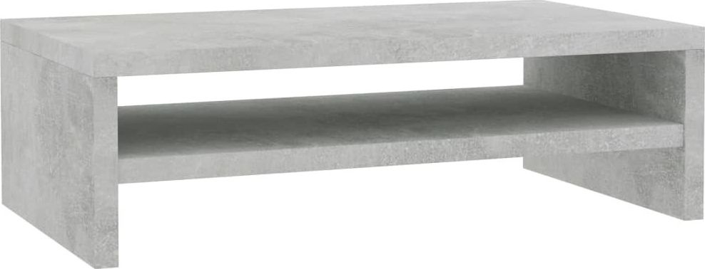 vidaXL Podstawka pod monitor, kolor betonowy szary, 42x24x13 cm