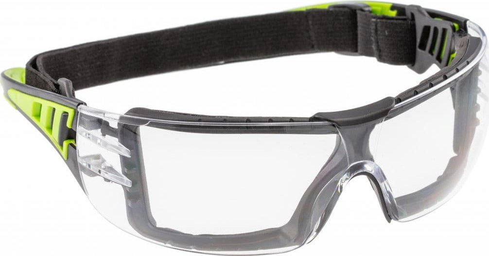 Högert Technik LOTZEN okulary ochronne bezbarwne/zielone uni