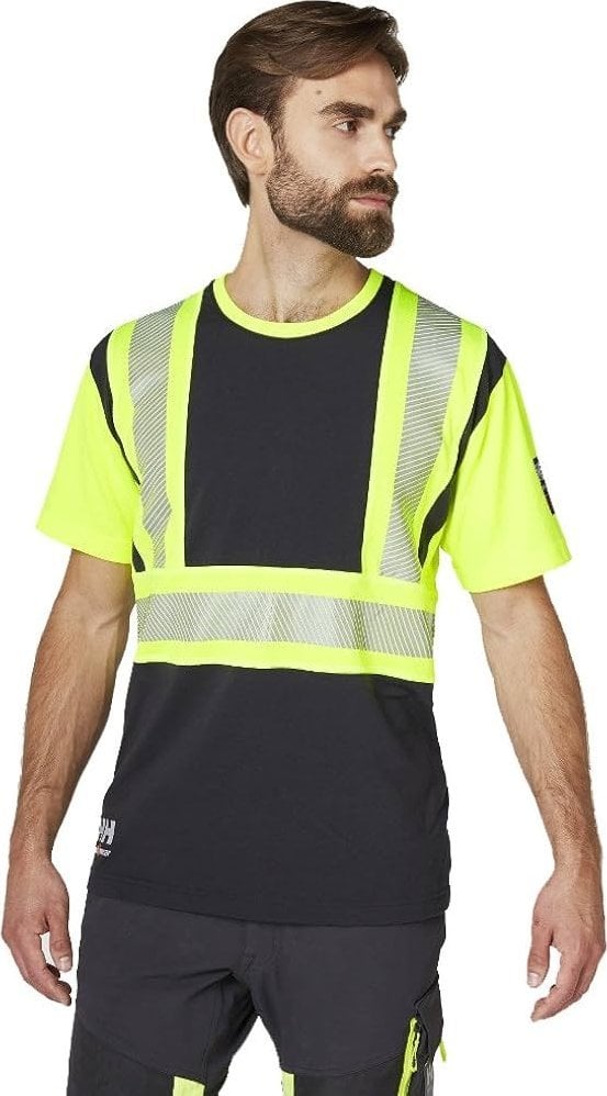Helly Hansen T-shirt with reflective elements HELLY HANSEN ICU, yellow/black 2XL