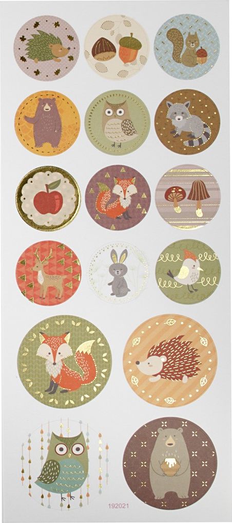Creative Company Naklejki Leśne Zwierzęta