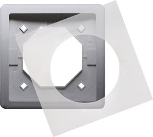 Kontakt-Simon Simon Basic Standard Ramka hermetyczna pojedyncza IP44 z uszczelką (BMR1B/21)