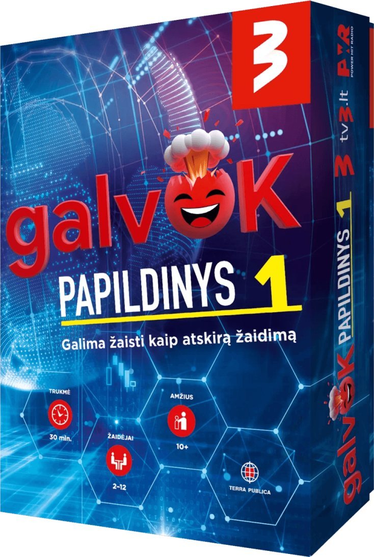 BOARD GAME GALVOK PAPILDINYS