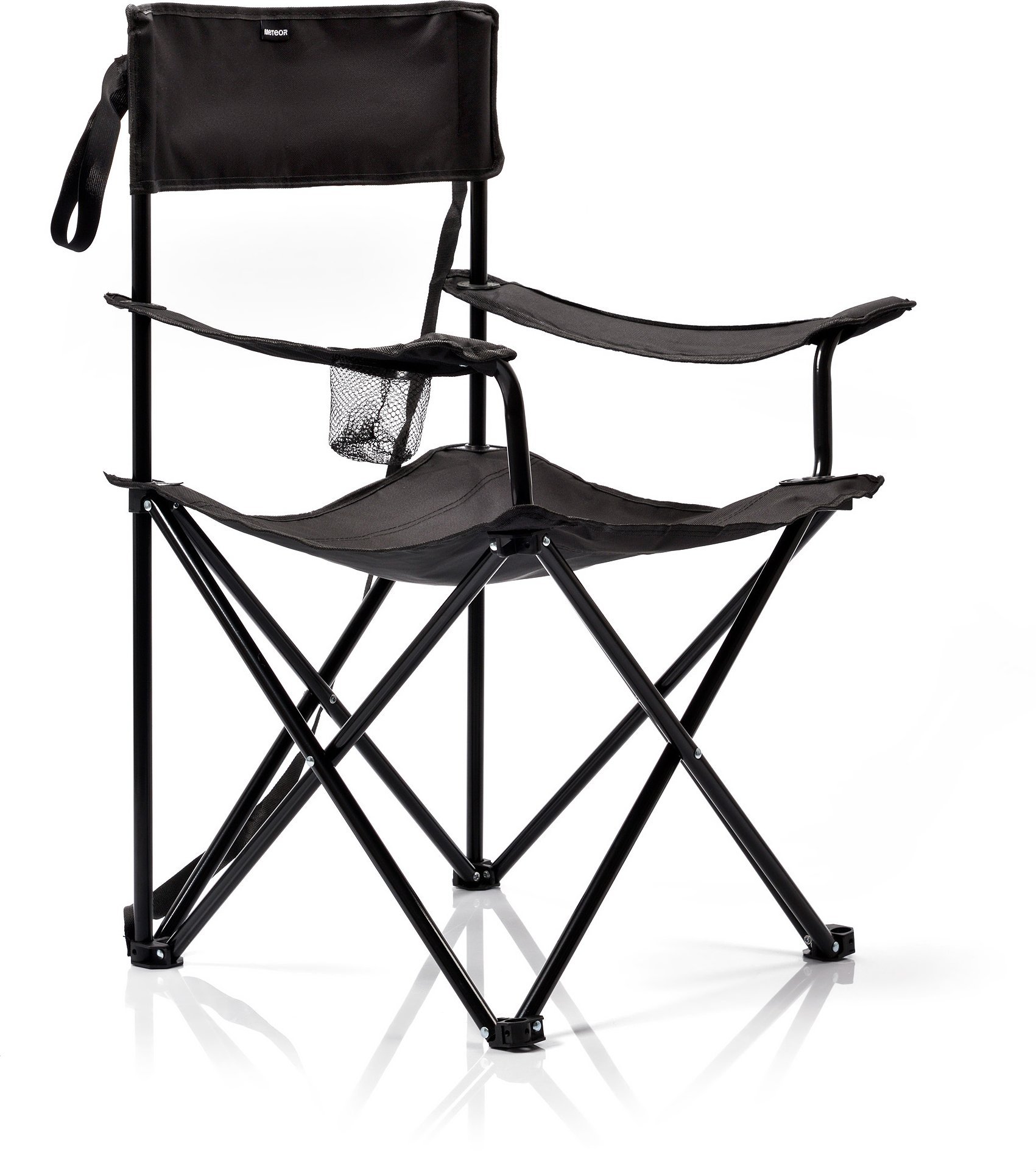 Meteor Krzesło składane Meteor Seza czarny Uniwersalny