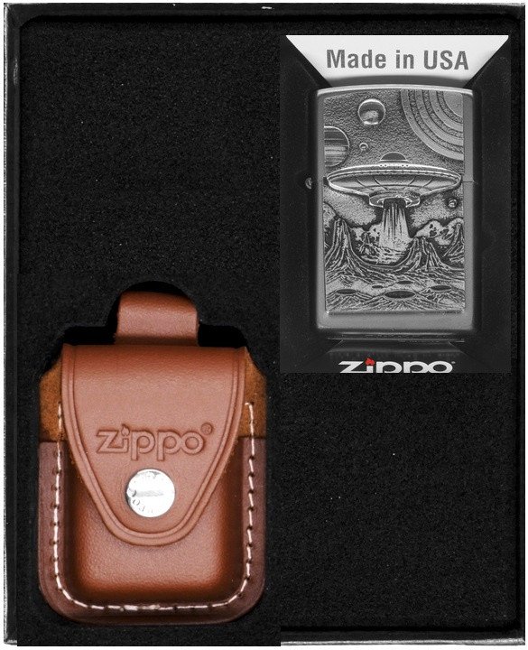 Zestaw ZIPPO Zapalniczka ALIEN LIVE Prezentowy No2