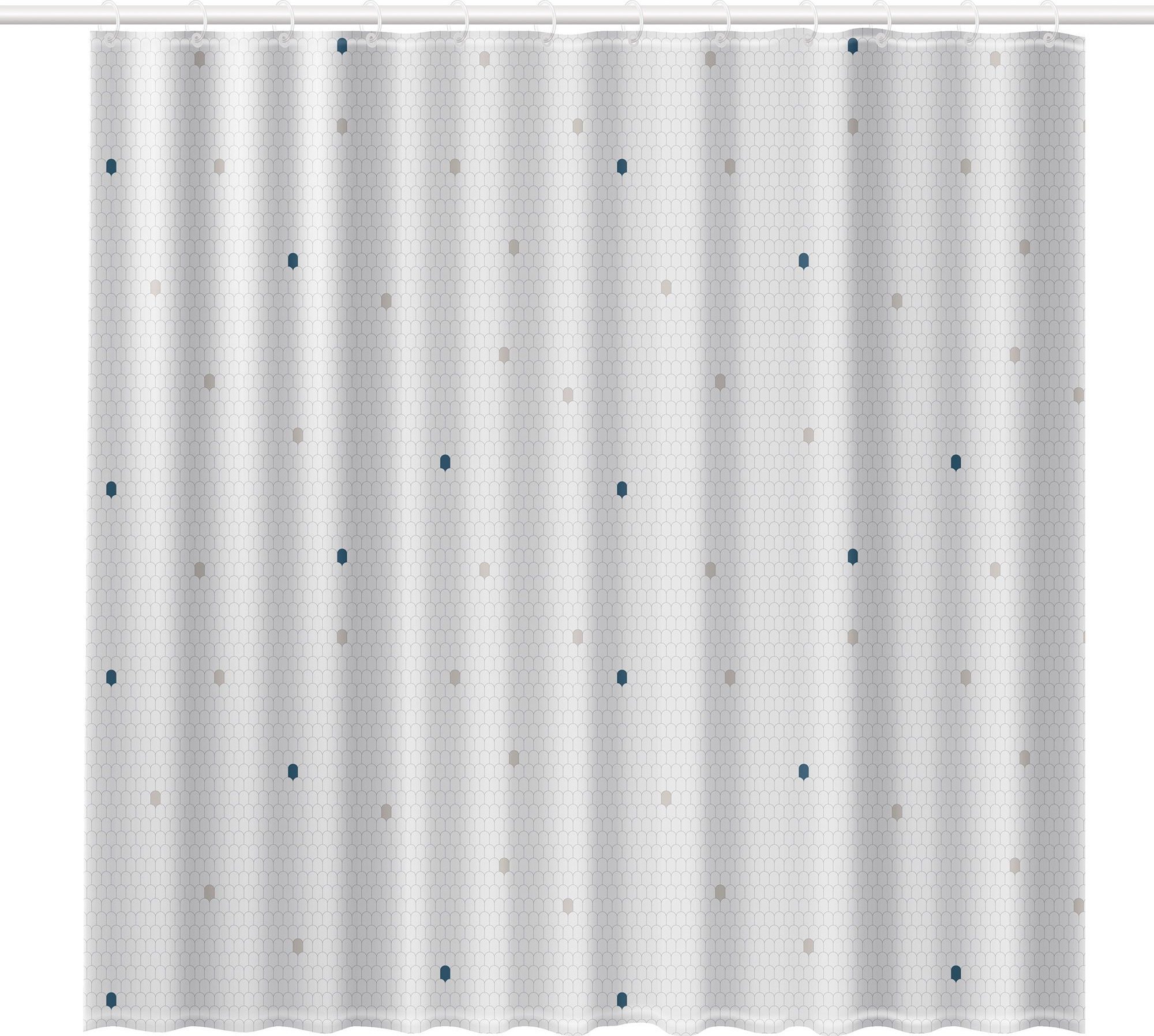 NPC Polska Rayen Zasłona prysznicowa 180x200 cm szara