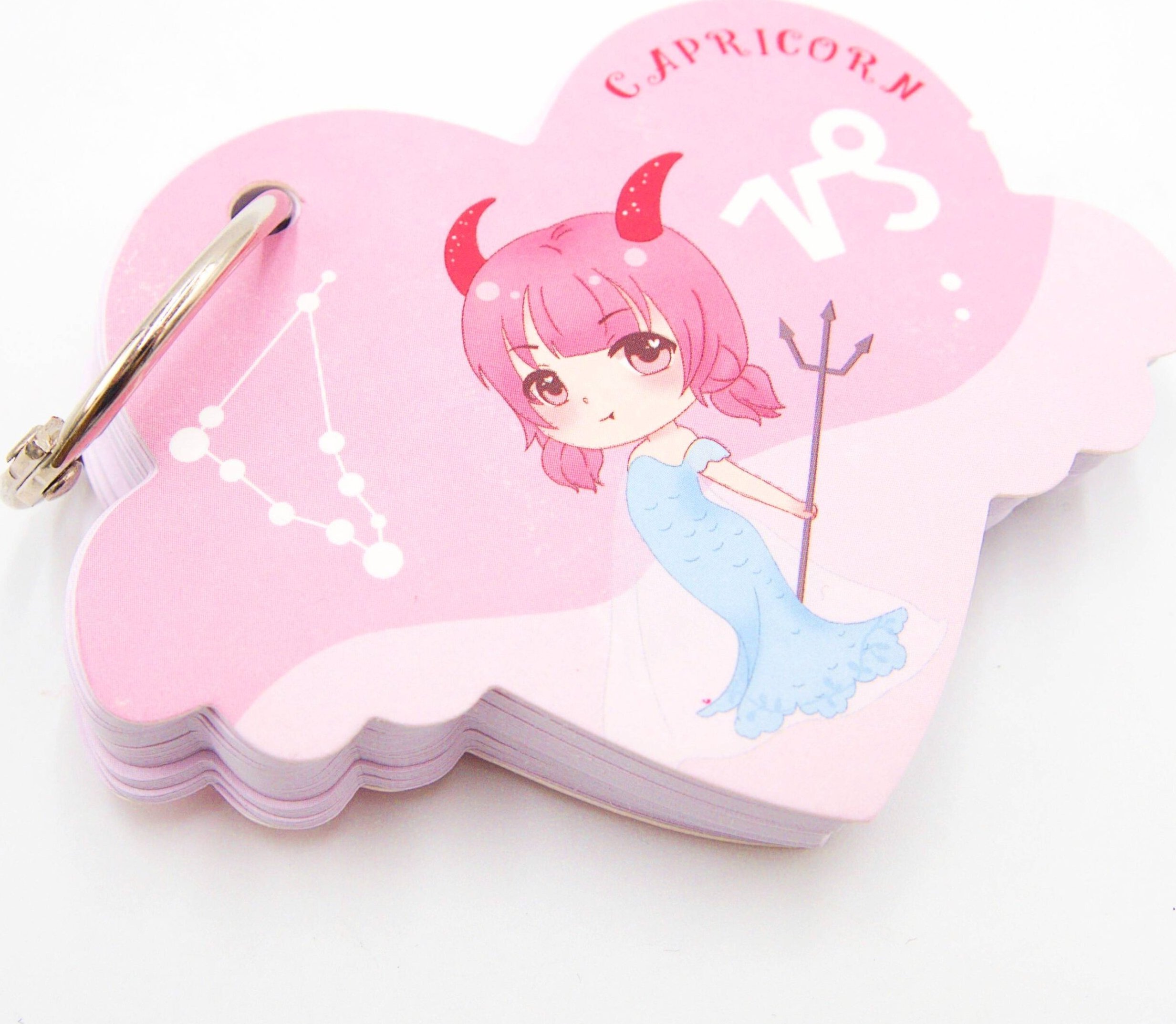 myHomelife Mini notes notesik na breloku znak zodiaku KOZIOROŻEC