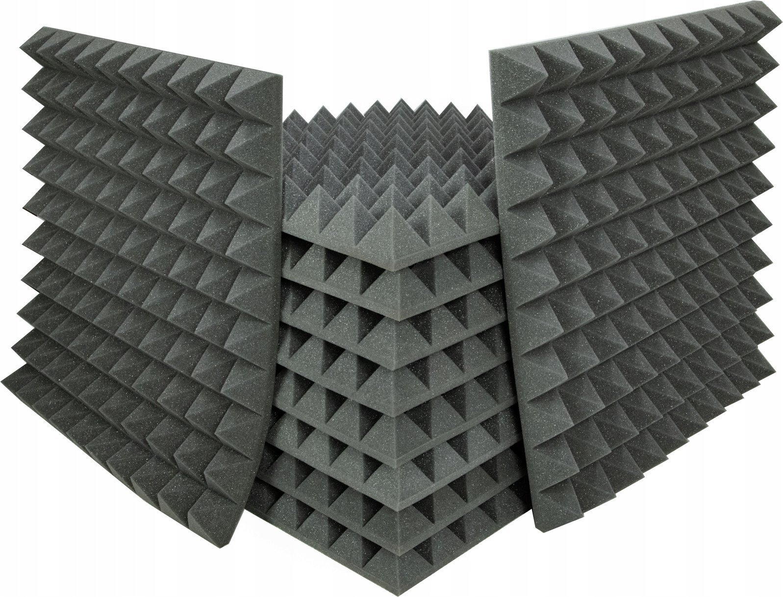 Piramida Pianka profilowana 50x50cm 10 sztuk panele do salonu ściana dźwiękochłonna
