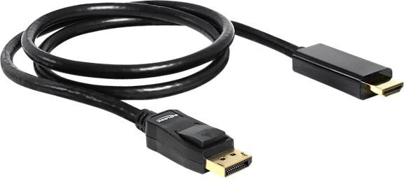 Kabel Delock DisplayPort - HDMI 1m czarny (82586)