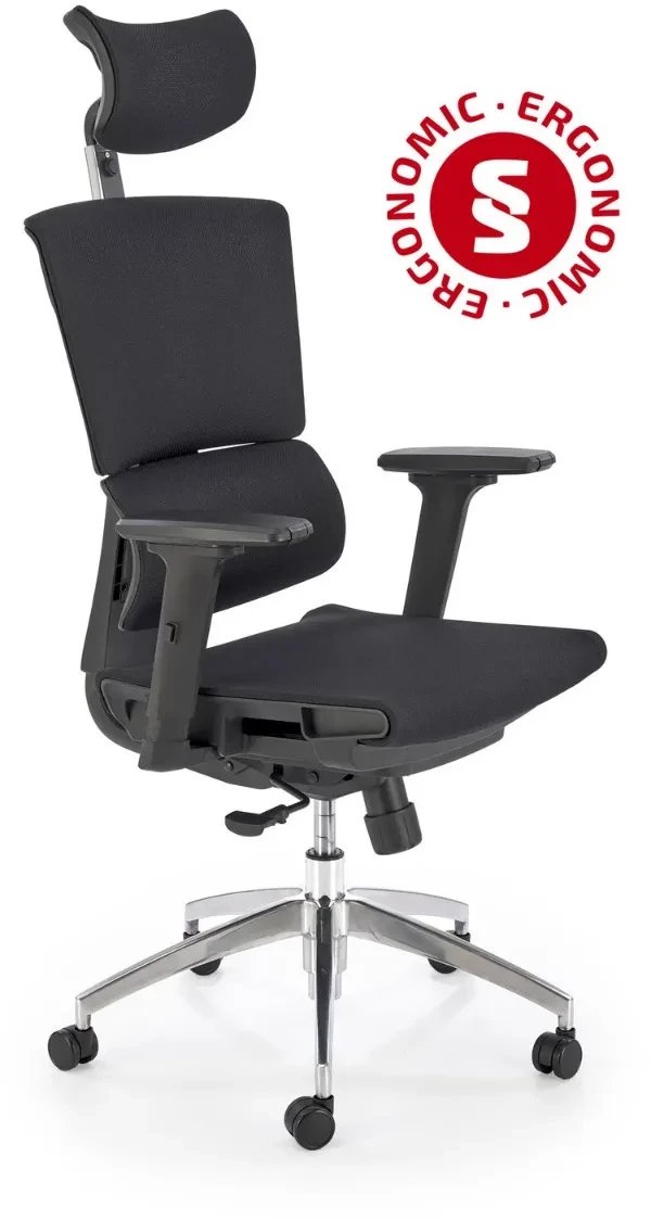 Fotel biurowy MARCUS czarny HALMAR