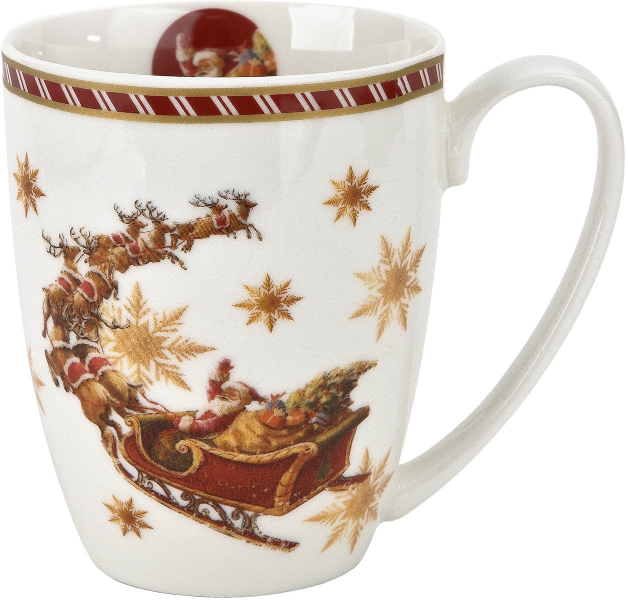 Kubek porcelanowy 300 ml Santa on Sleigh