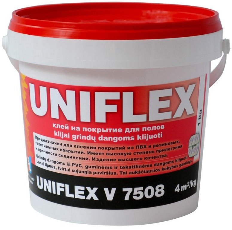 FLOOR COVERING ADHESIVE UNIFLEX 1 KG