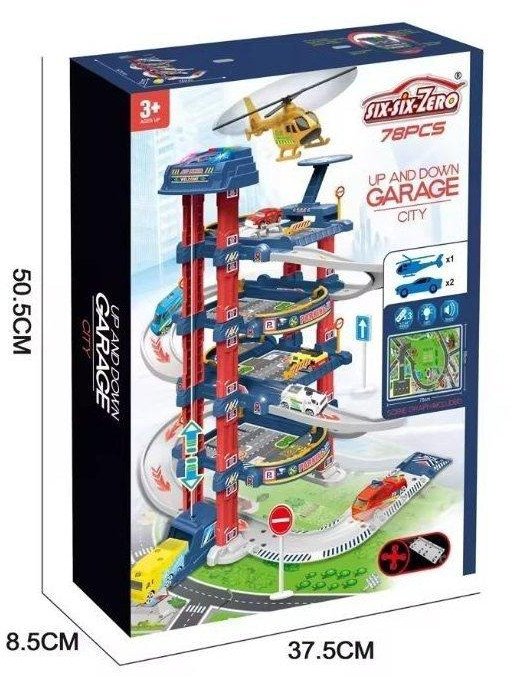 Extralink Kids | Parking samochodowy | garaż z elektryczną widną autka samochodziki dla dzieci