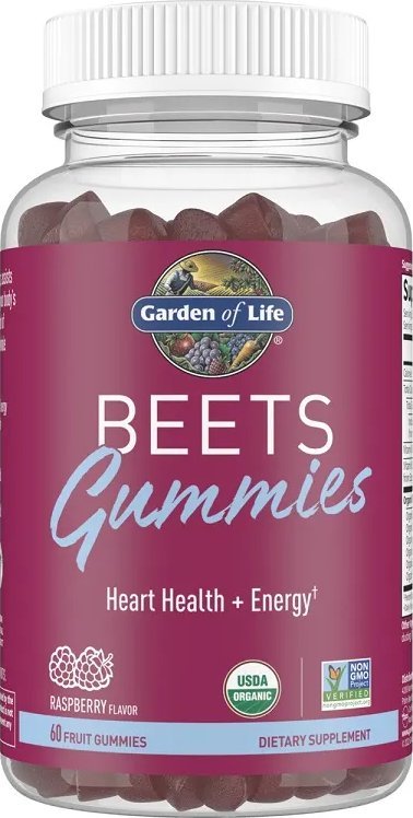 Garden of Life Garden of Life - Beets Gummies, Raspberry, 60 żelek