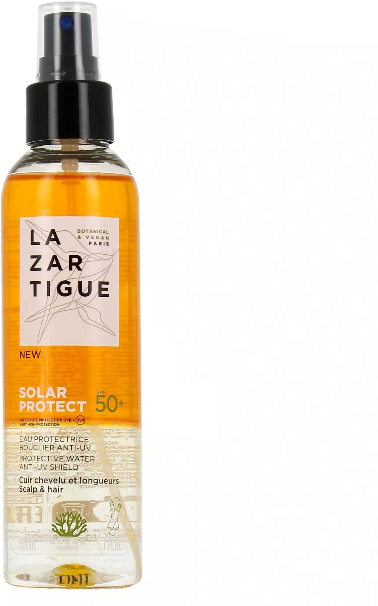 Lazartigue Solar Protect Protection Sunscreen Spray SPF50+ 150 ml Unisex