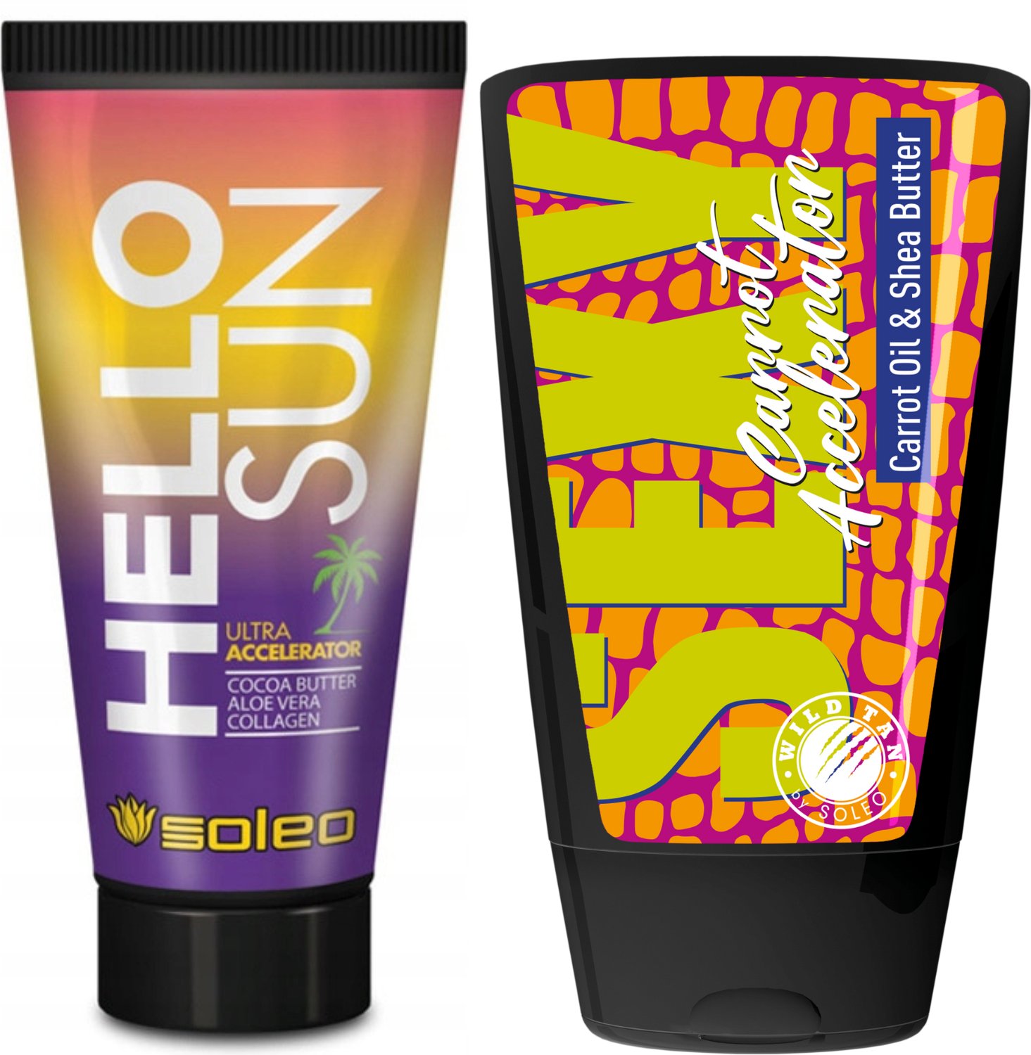 Soleo Hello Sun + Wild Tan Sexy Carrot Gratis