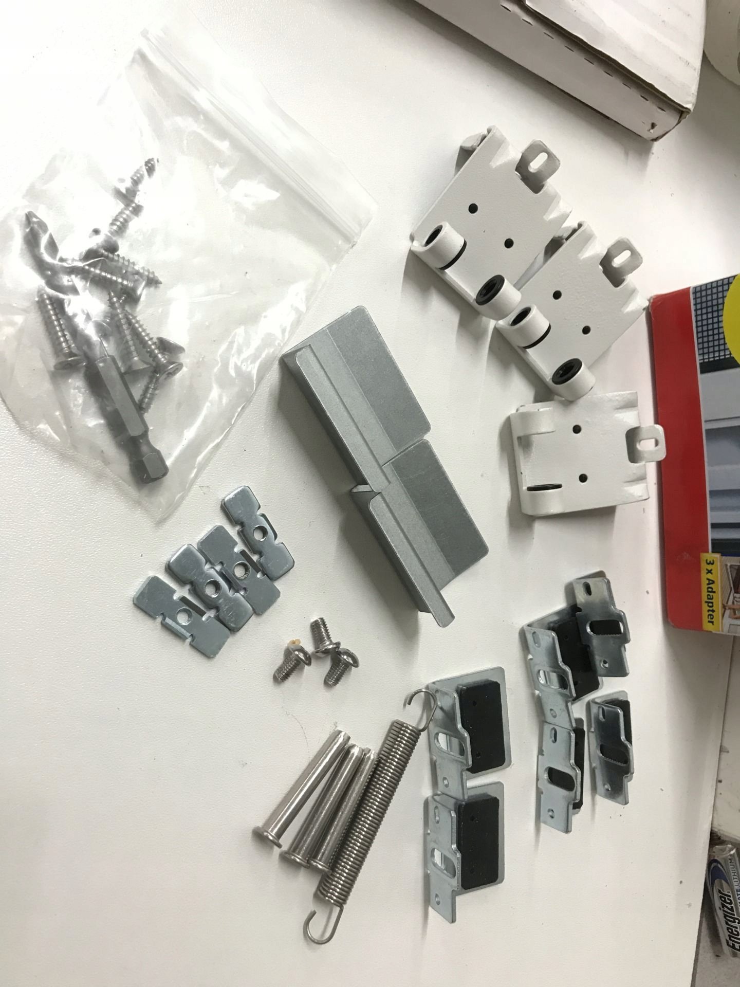 Tesa tesa Fliegengitter Adapter für FALT Tür 55415 weiss