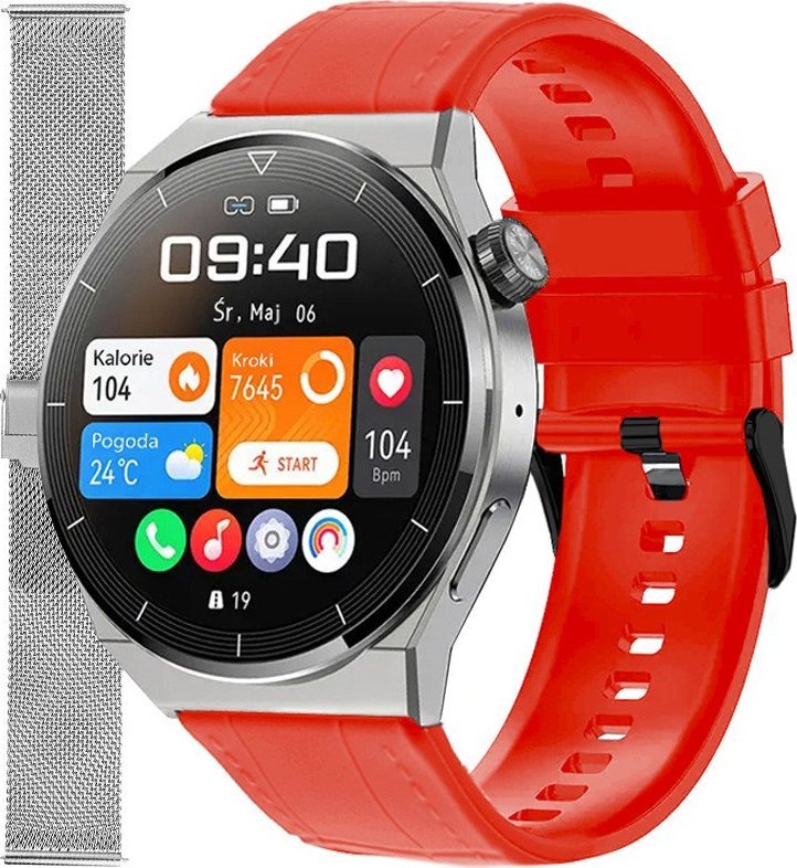 Smartwatch Enter SAT.111.235.1411-SET Czerwony