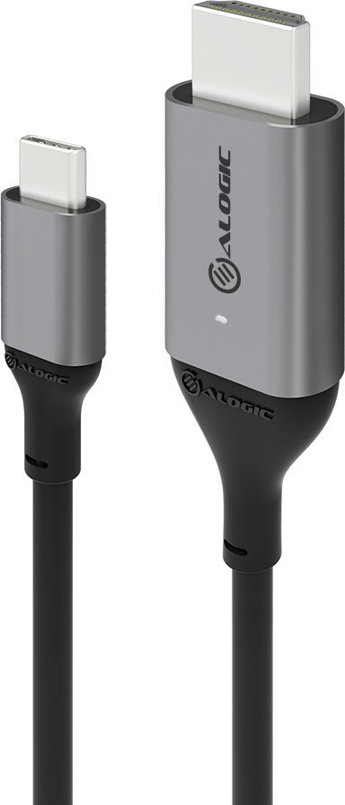 Alogic Alogic USB C Adapterkabel Typ C -HDMI M/M 4k 60 Hz 1m, gr