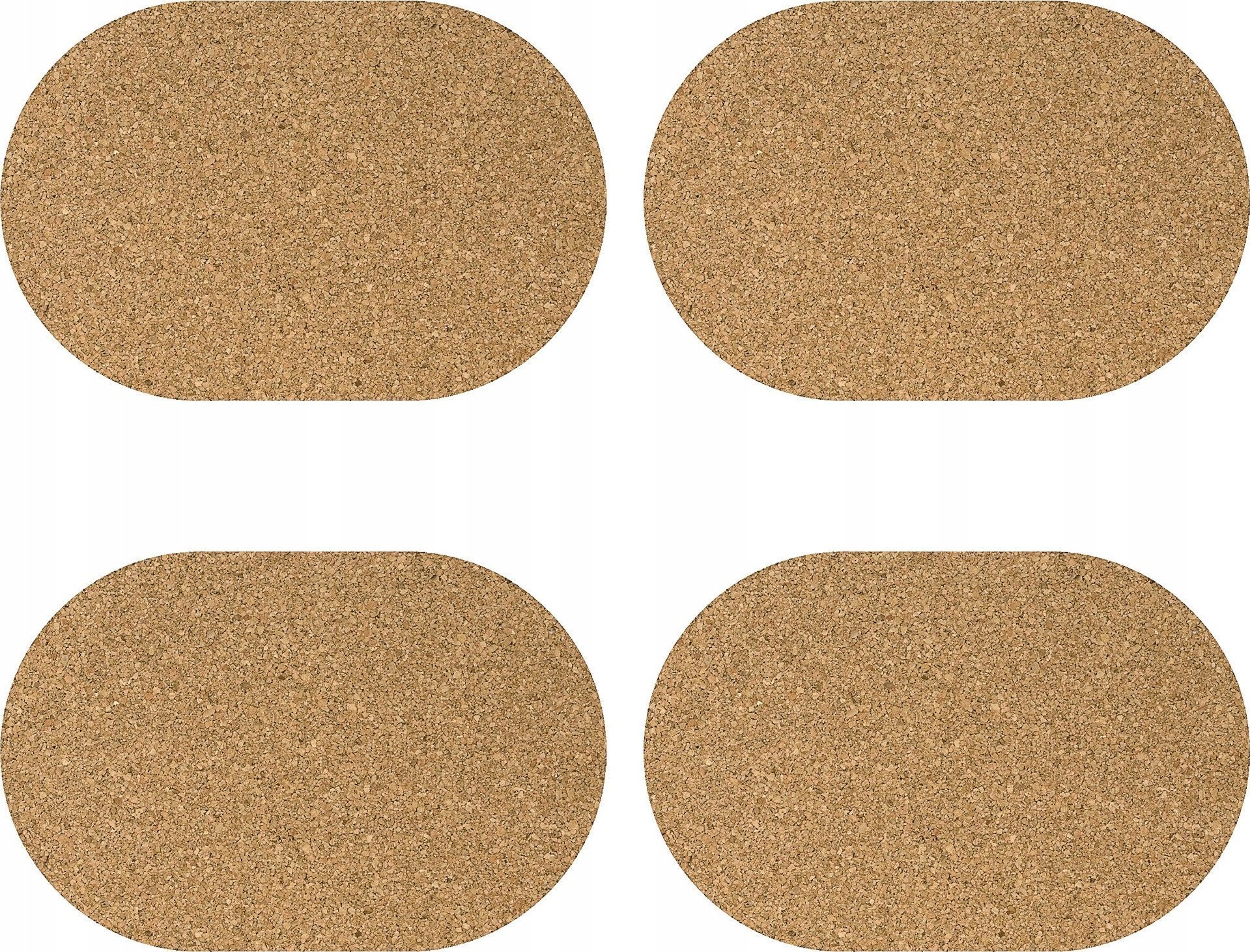 Zeller Podkładki korkowe na stół - 4 sztuki w komplecie, ZELLER
