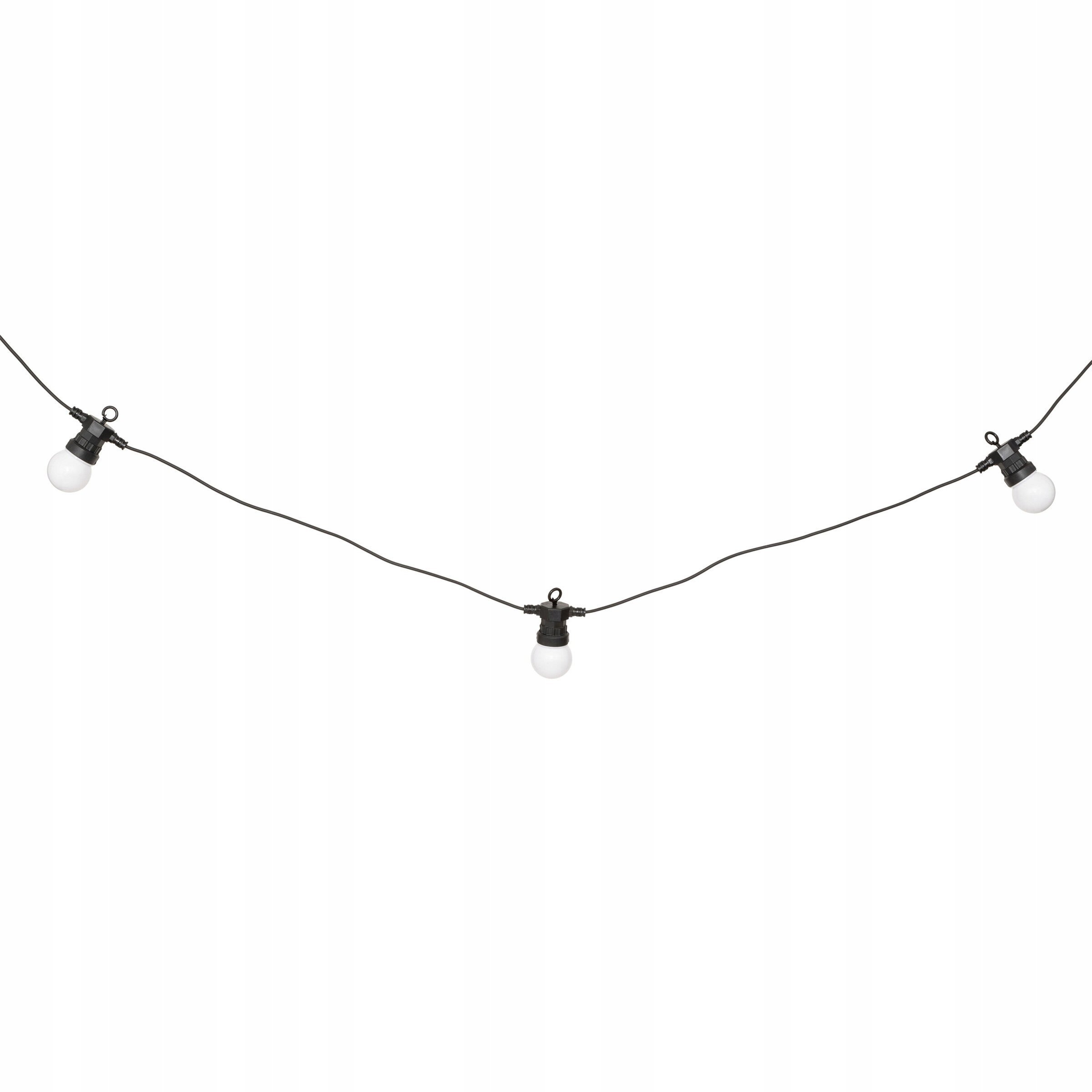 Girlanda solarna LED, SOA, 10 żarówek, 8 m