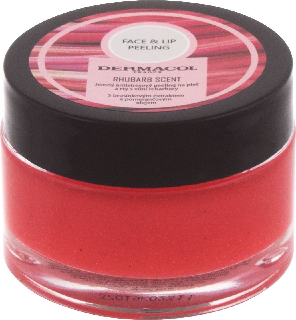 Dermacol Dermacol Face & Lip Peeling Rhubarb Scent Peeling 50g