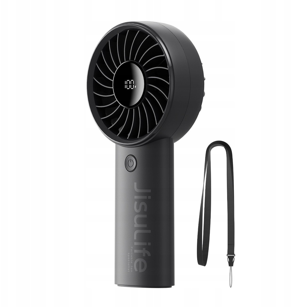 Mini wentylator Jisulife Handheld Fan Life4 5000mAh przenośny wiatraczek USB - czarny