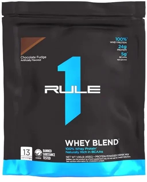 Rule One - Odżywka Białkowa R1 Whey Blend, Chocolate Fudge, Proszek 455g