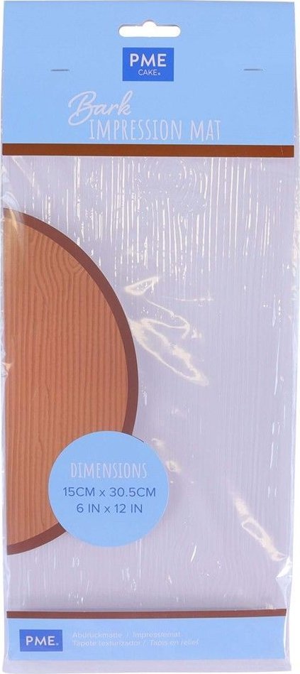 PME Mata strukturalna do masy cukrowej - drewno