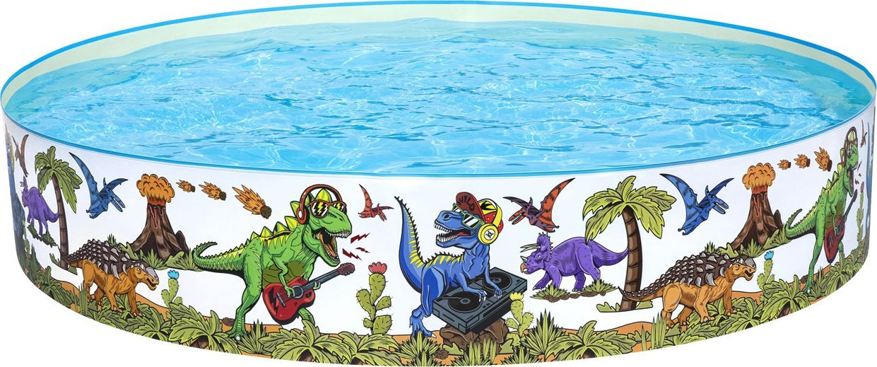 Bestway Basen rozporowy Dinozaury 244cm (55001)