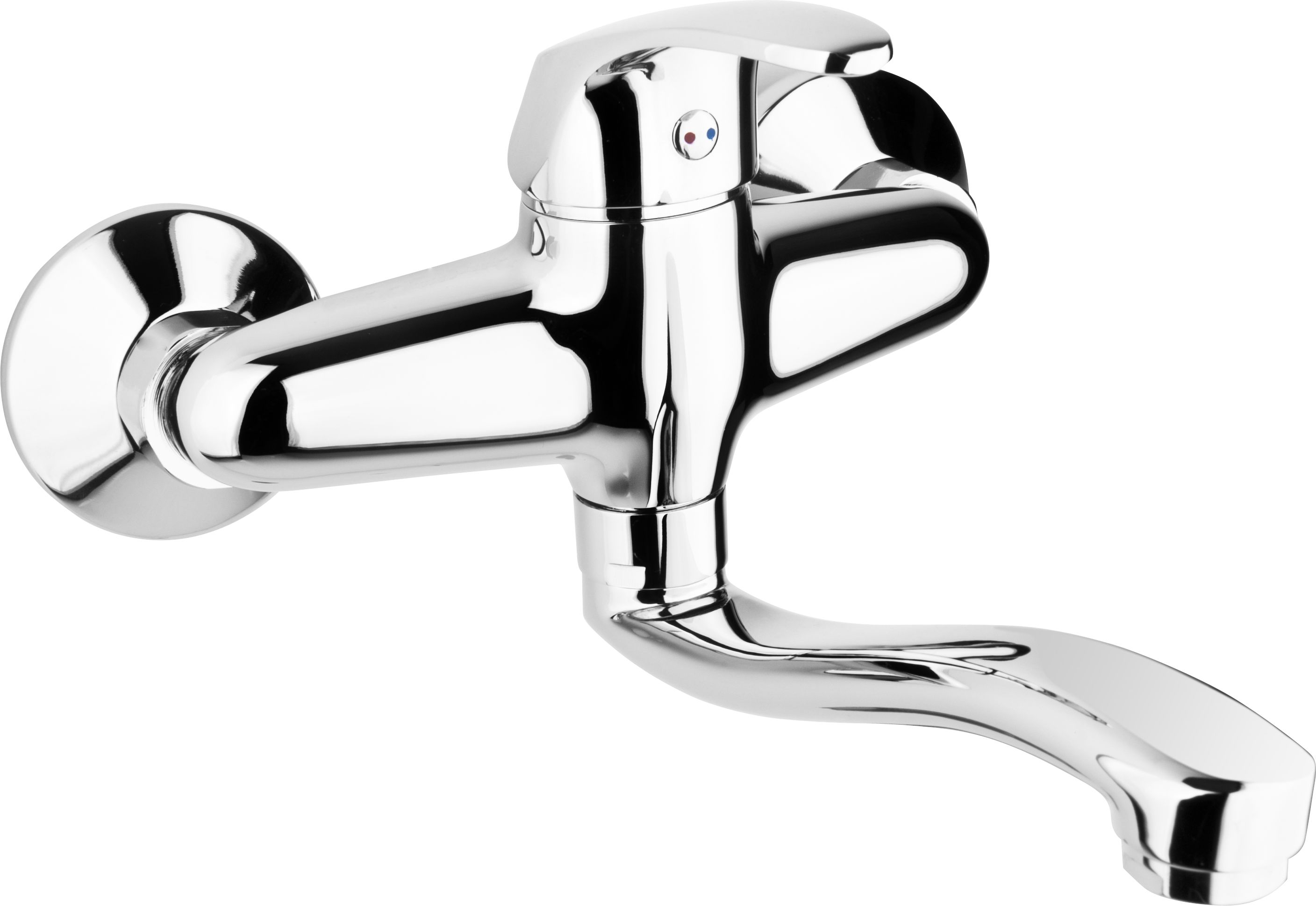 Bateria kuchenna KFA Krzem ścienna chrom (4210-910-00)