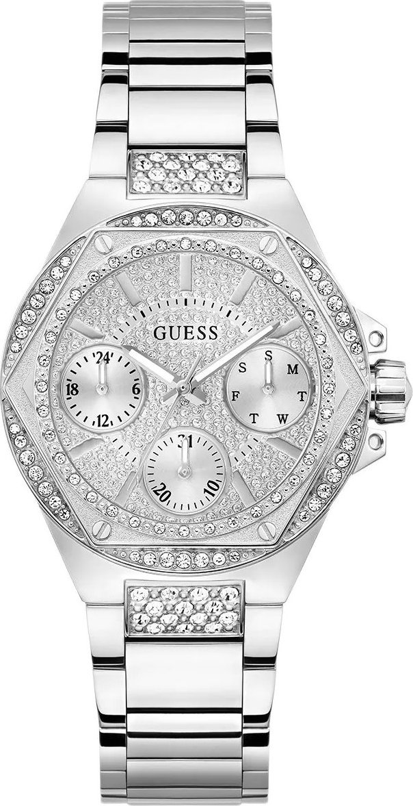 Zegarek damski Guess GW0878L1 CYRKONIE srebrny