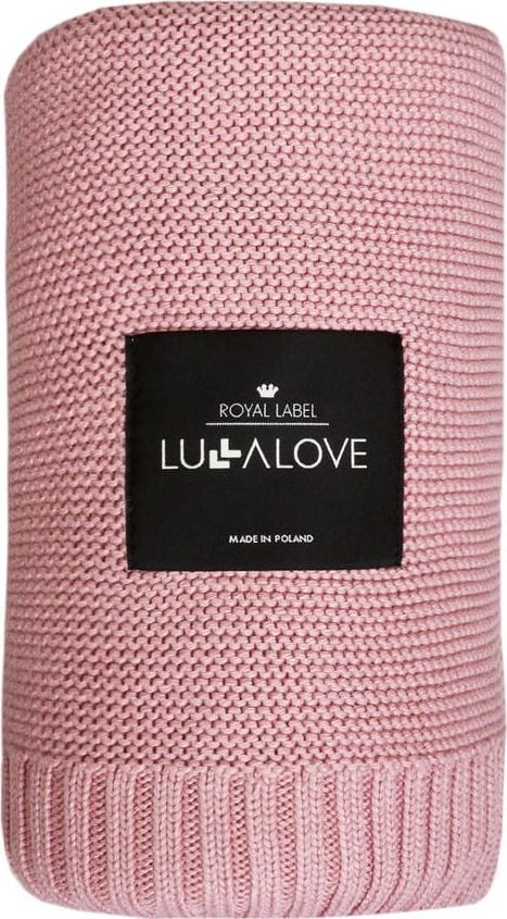 LullaLove Bambusowy kocyk 80x100 cm Piwonia Lullalove