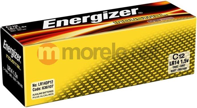 Energizer Bateria Industrial C / R14 12 szt.