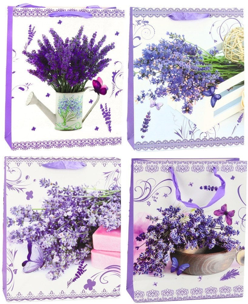 Torba Prezentowa Papierowa Lawenda 32 x 26 x 12 cm