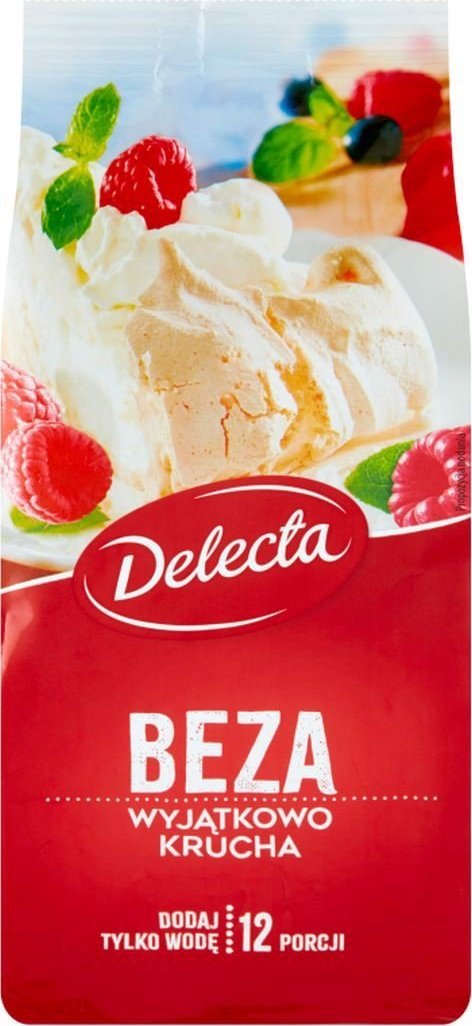 Delecta Delecta Beza wyjątkowo krucha mieszanka do wypieku ciasta 260 g