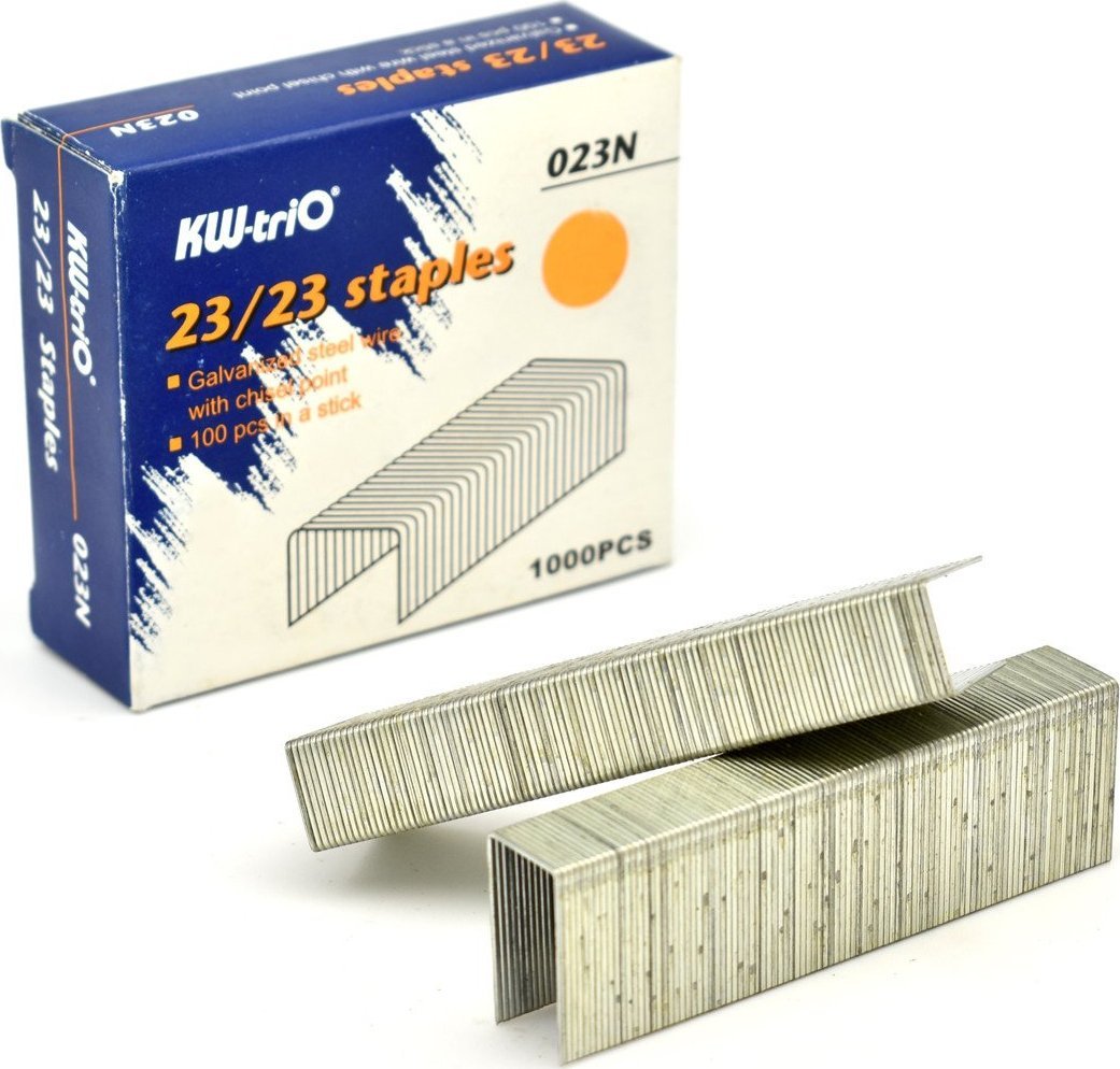 KW-TRIO Zszywki KW-triO 23/23 023N 160 - 240 kart 1000 szt
