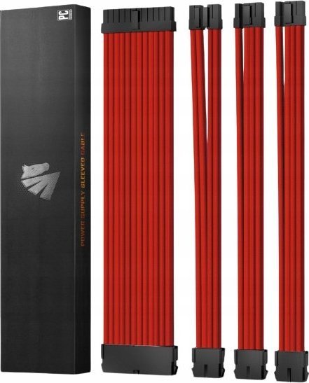 AsiaHorse Zestaw przedłużaczy do zasilacza ATX 4 KIT 18 AWG PC AsiaHorse Sleeved